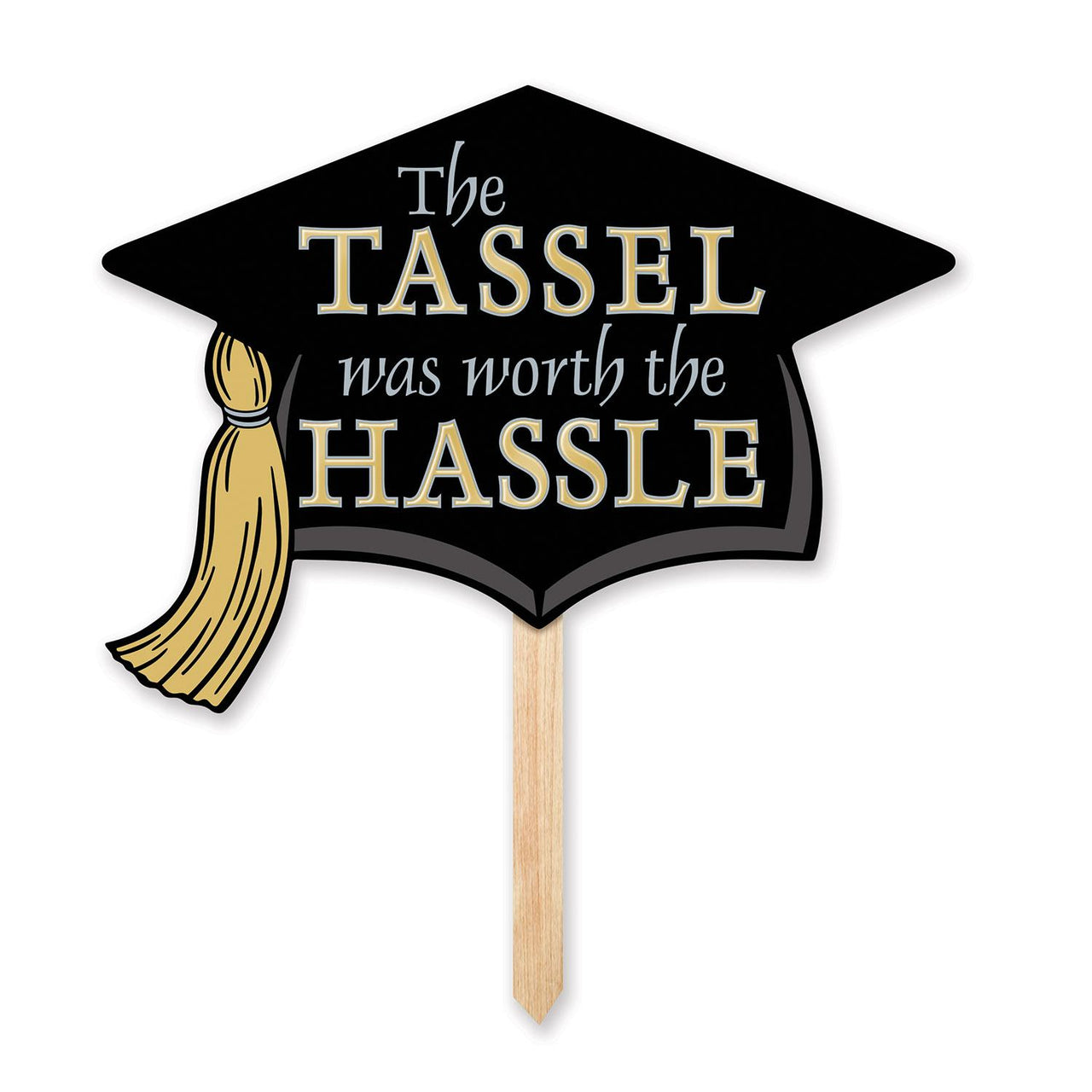 Beistle Grad Cap Graduation Party Yard Sign