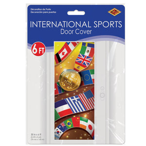 Bulk International Sports Door Cover (Case of 12) by Beistle
