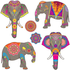 Beistle Elephant Party Cutouts (6/Pkg)