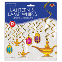 Bulk Lantern & Lamp Whirls (Case of 72) by Beistle
