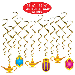 Bulk Lantern & Lamp Whirls (Case of 72) by Beistle