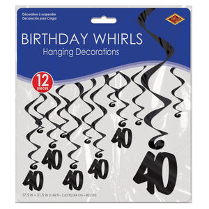 Bulk 40 Whirls (Case of 72) by Beistle