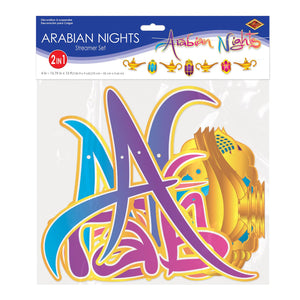 Bulk Arabian Nights Streamer Set (Case of 12) by Beistle