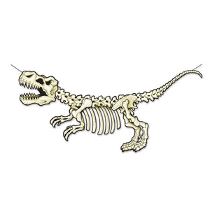 Beistle T-Rex Skeleton Party Streamer