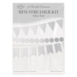 Foil Mini Streamer Kit (Pack of 12)