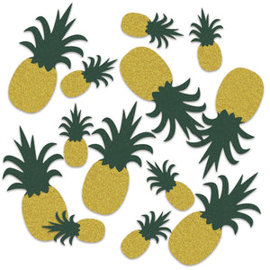 Luau Party Pineapple Deluxe Sparkle Confetti (0.5 Oz/Pkg)