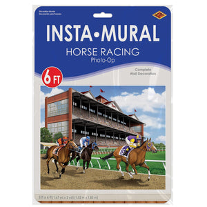 Bulk Horse Racing Insta-Mural Photo Op (Case of 6) by Beistle