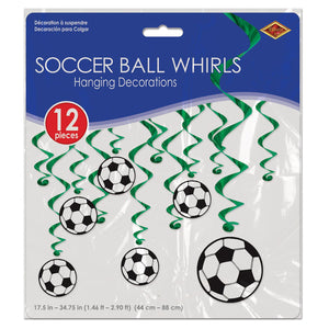 Bulk Soccer Ball Whirls (Case of 72) by Beistle