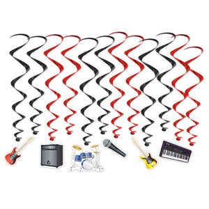 Beistle Band Party Whirls (12/Pkg)