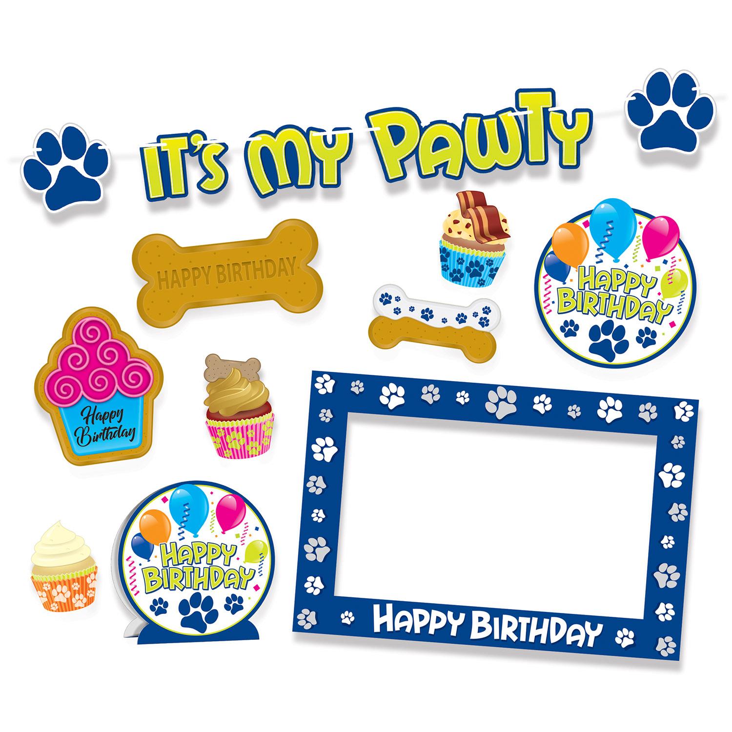 Beistle Dog Birthday Party Kit (10/Pkg)