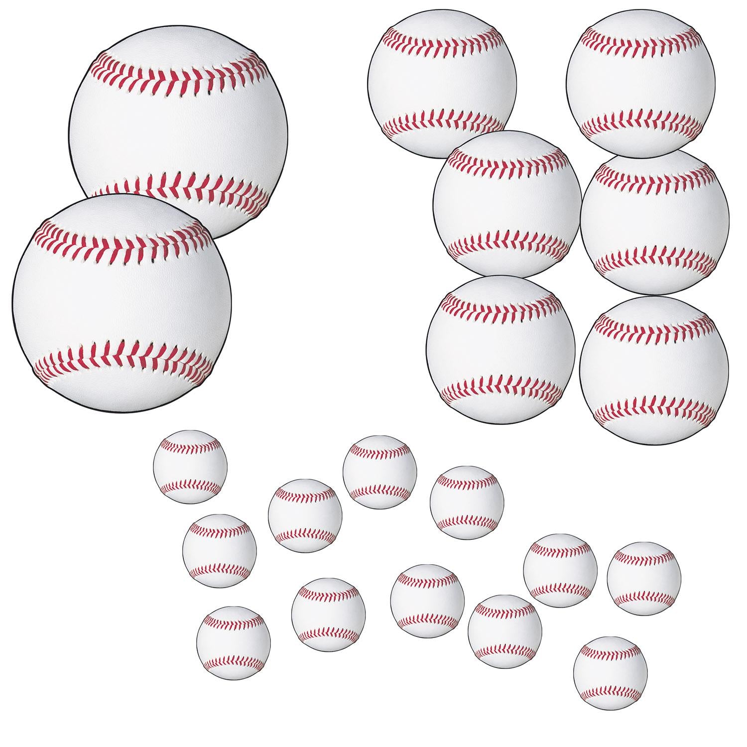 Beistle Baseball Party Cutouts (20/Pkg)