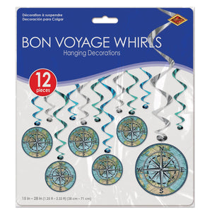 Bulk Bon Voyage Whirls (Case of 72) by Beistle