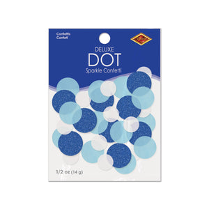 Bulk Dot Deluxe Sparkle Confetti (Case of 12 packages) by Beistle