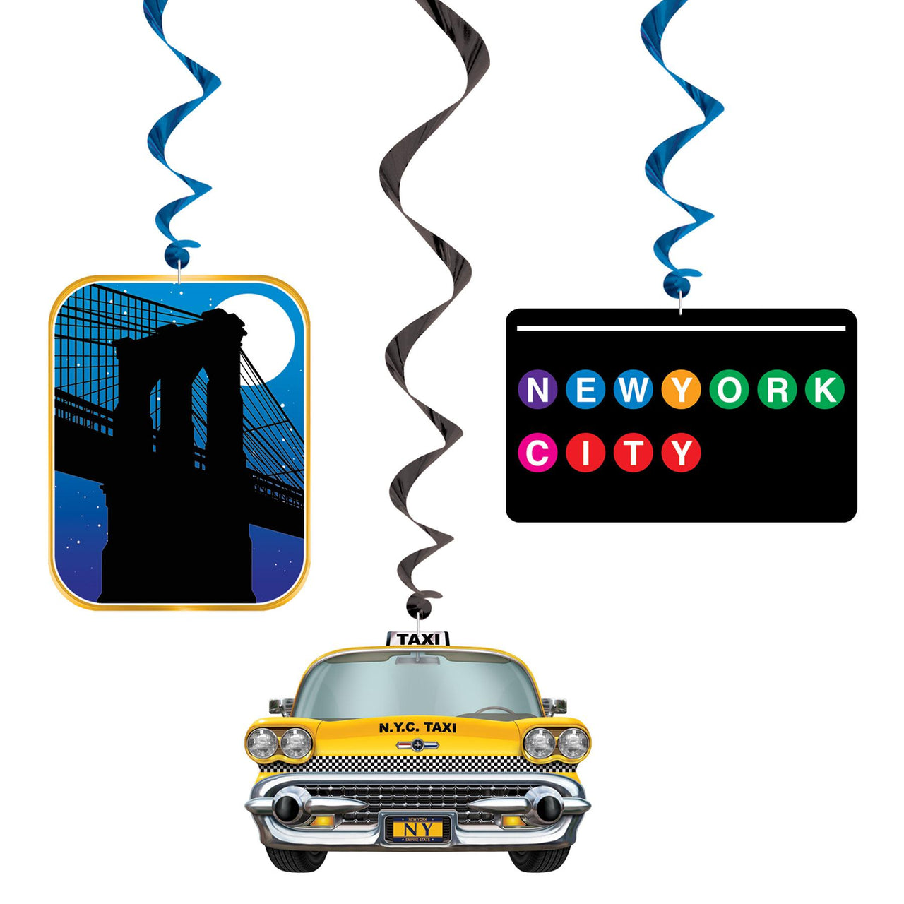 Bulk New York City Whirls (Case of 72) by Beistle