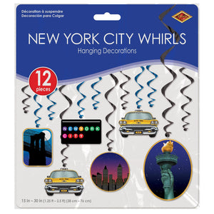 Bulk New York City Whirls (Case of 72) by Beistle
