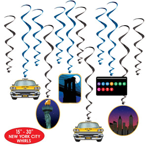 Bulk New York City Whirls (Case of 72) by Beistle