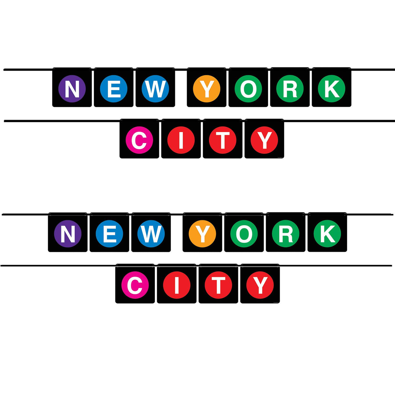 Bulk New York City Streamer (Case of 12) by Beistle
