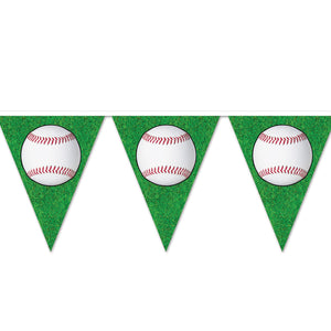 Bulk Baseball Pennant Banner (Case of 12) by Beistle