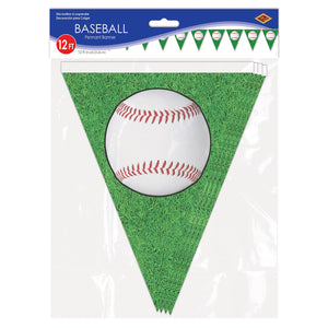 Bulk Baseball Pennant Banner (Case of 12) by Beistle