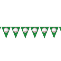 Beistle Baseball Party Pennant Banner