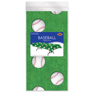 Bulk Baseball Tablecover (Case of 12) by Beistle