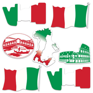 Bulk Italian Cutouts (Case of 84) by Beistle