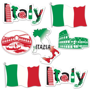 Beistle Italian Party Cutouts (7/Pkg)
