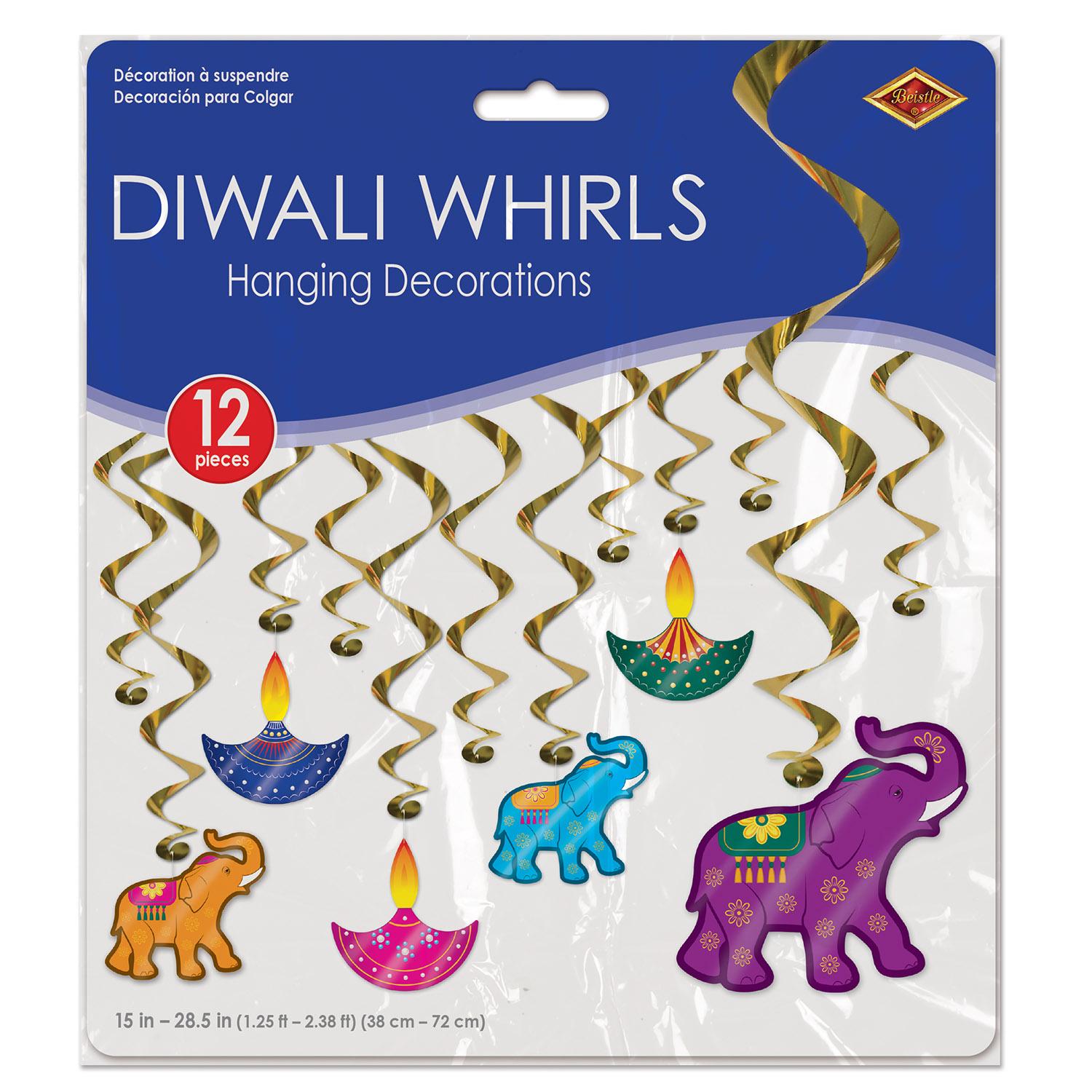 Beistle Diwali Whirls (12/Pkg)