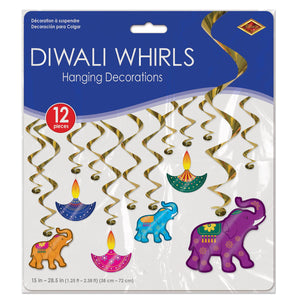Bulk Diwali Whirls (Case of 72) by Beistle