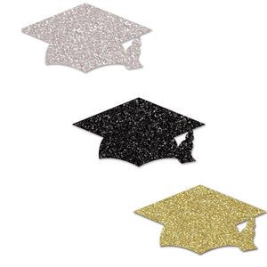 Bulk Graduation Deluxe Sparkle Confetti (12 Packages) by Beistle