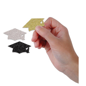 Bulk Graduation Deluxe Sparkle Confetti (12 Packages) by Beistle