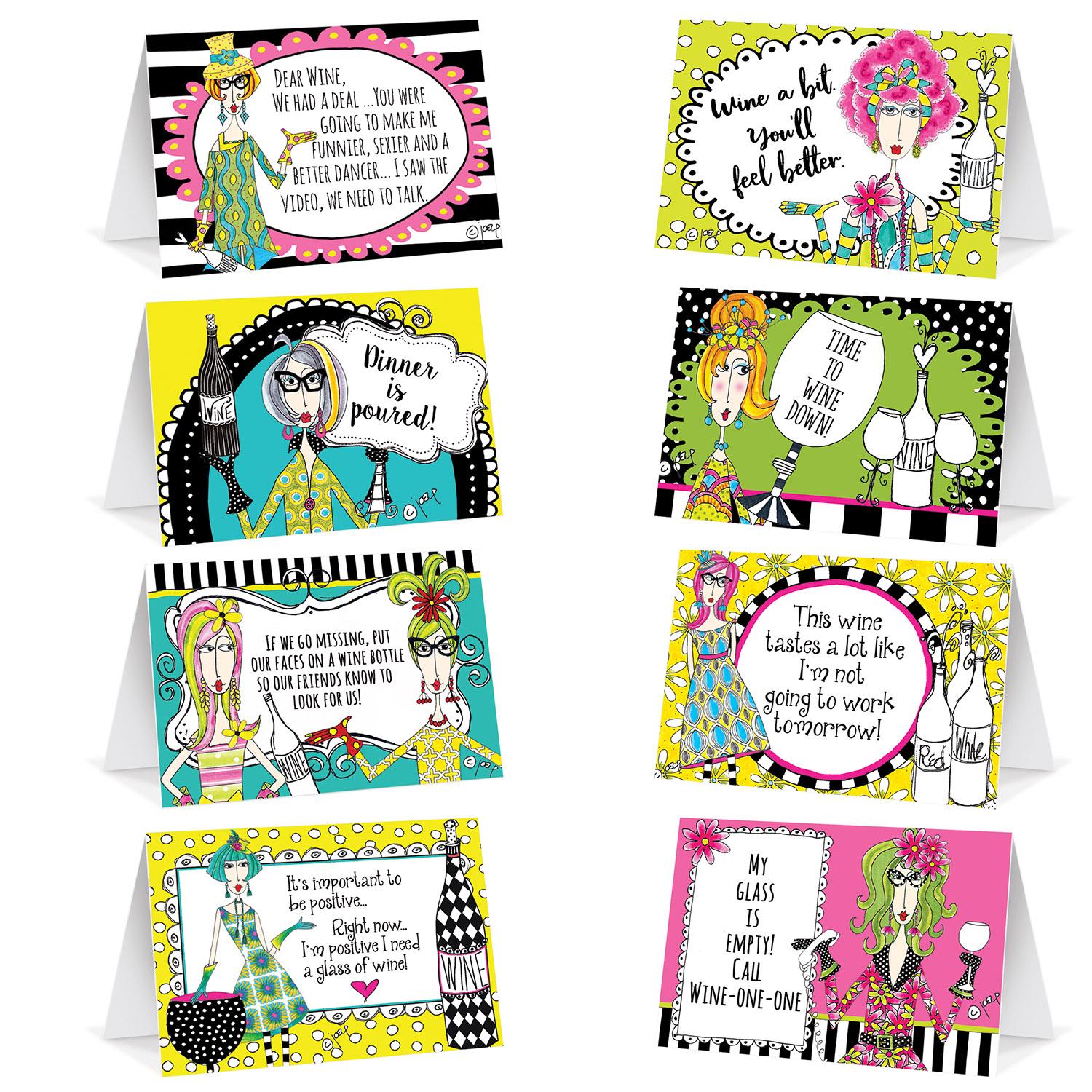 Dolly Mama's Adult Celebration Party Table Cards (8/Pkg)