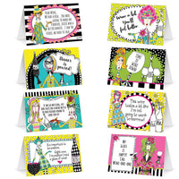Dolly Mama's Adult Celebration Party Table Cards (8/Pkg)