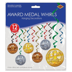 Bulk Award Medal Whirls (Case of 72) by Beistle