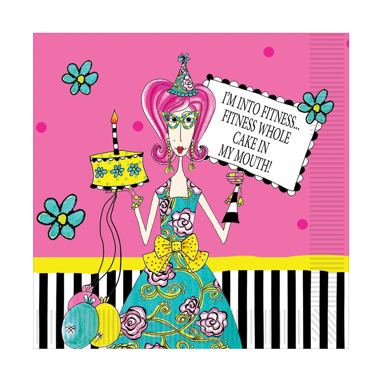 Dolly Mama's Adult Celebration Party Lunch Napkins (16/Pkg)