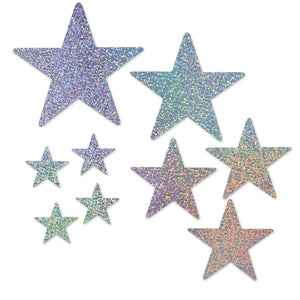Beistle Packaged Star Party Cutouts (9/Pkg)
