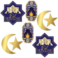 Beistle Foil Ramadan Cutouts (8/Pkg)