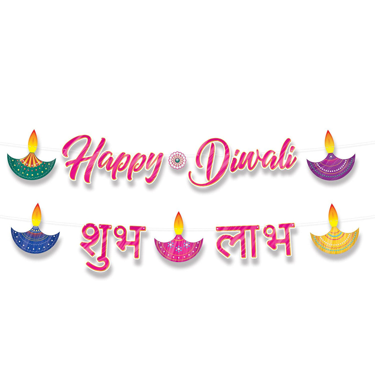 Beistle Foil Diwali Streamer Set