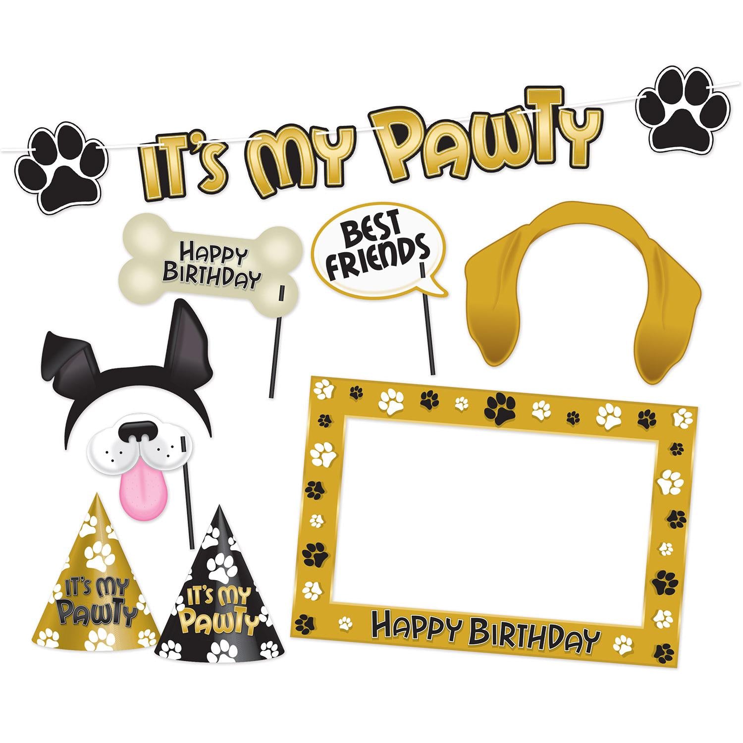 Beistle Dog Birthday Party Kit (9/Pkg)