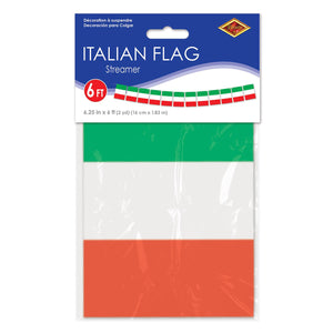 Bulk Italian Flag Streamer (Case of 12) by Beistle