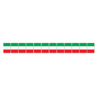 Beistle Italian Flag Party Streamer