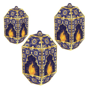Beistle Foil Ramadan Paper Lanterns (3/Pkg)