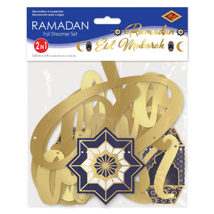 Bulk Foil Ramadan Streamer Set (Case of 12) by Beistle
