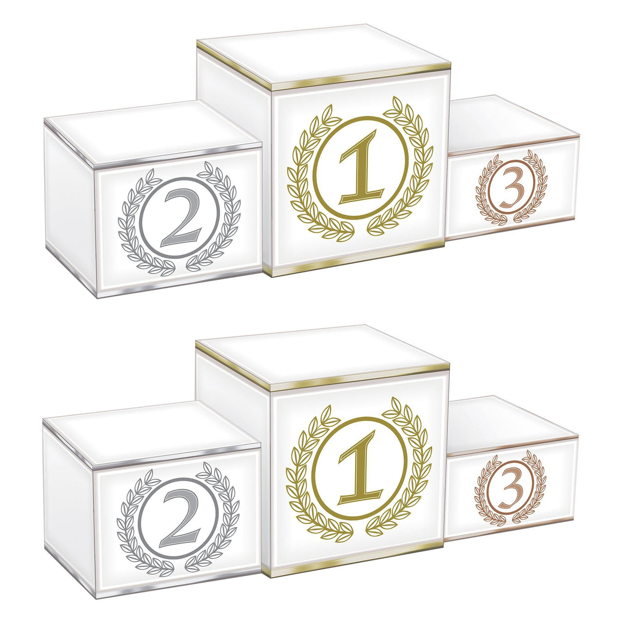 Bulk 3-D Podium Centerpiece (Case of 12) by Beistle