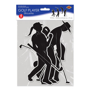 Bulk Golf Player Silhouettes (Case of 48) by Beistle
