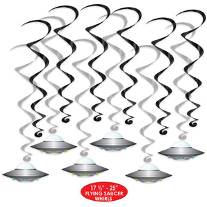 Bulk Flying Saucer Whirls (Case of 72) by Beistle