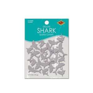 Bulk Shark Deluxe Sparkle Confetti (12 Packages) by Beistle