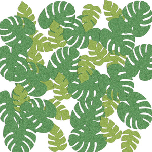 Tropical Palm Leaf Party Sparkle Confetti (0.5 Oz/Pkg)