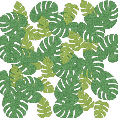Tropical Palm Leaf Party Sparkle Confetti (0.5 Oz/Pkg)