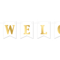 Bulk Foil Welcome Streamer (Case of 12) by Beistle